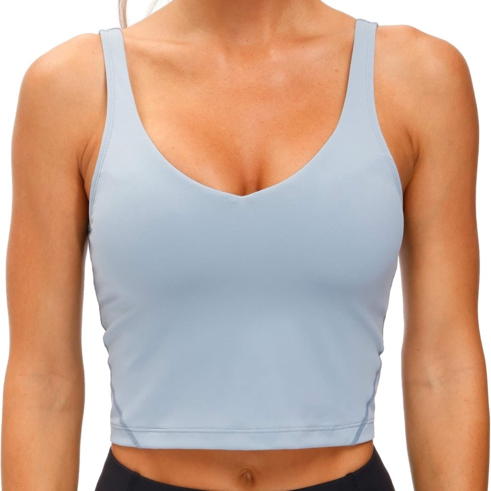 Women's Longline Wirefree Padded with Medium Support Sports Bra